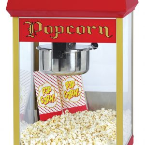 Hi Tek Red Stainless Steel Cart - For 8 oz Popcorn Machine - 1 count box